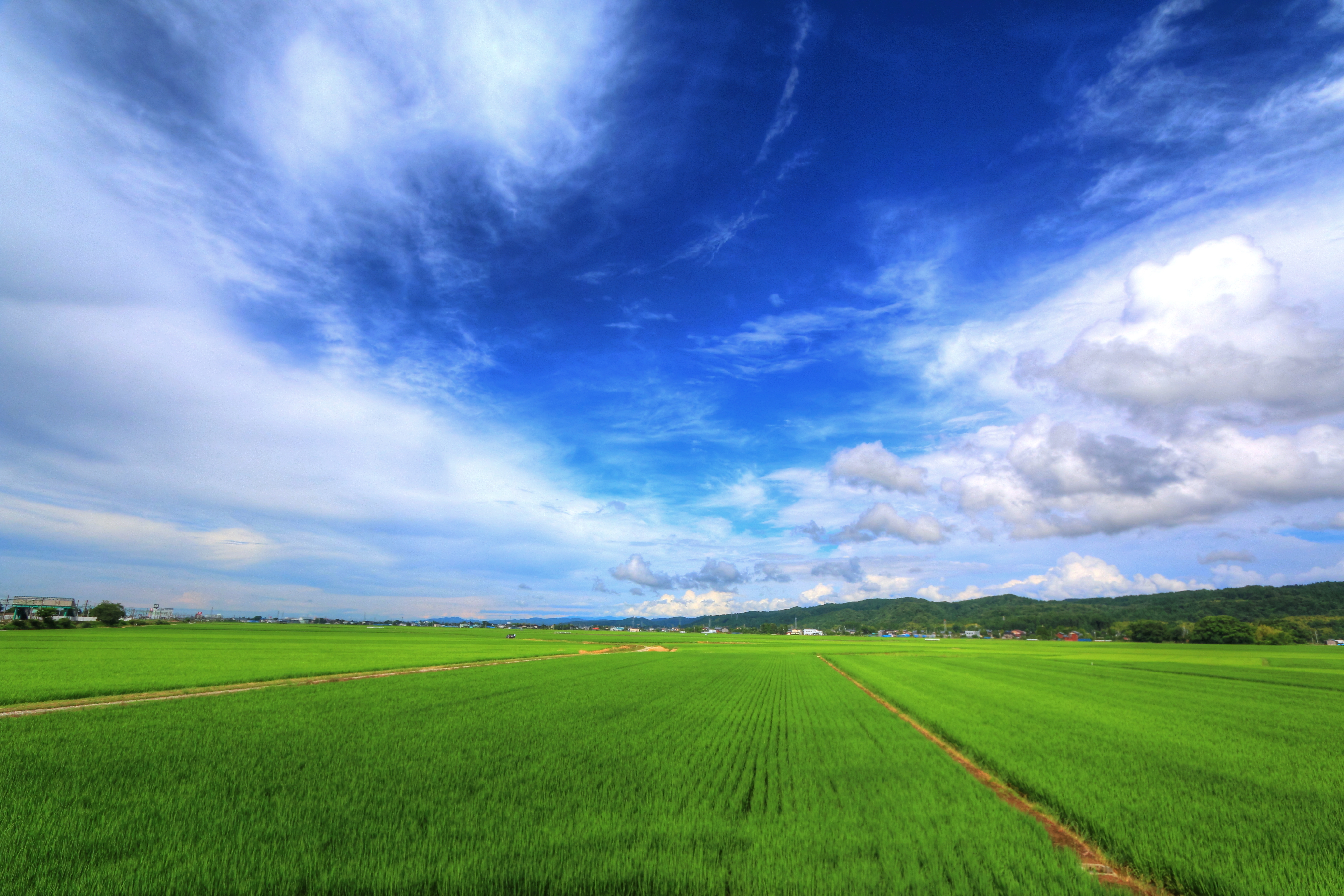 The terraced rice fields and mountain villages of the Echigo-Tsumari region in Niigata Prefecture — host landscape of the Echigo-Tsumari Art Triennale since 2000.