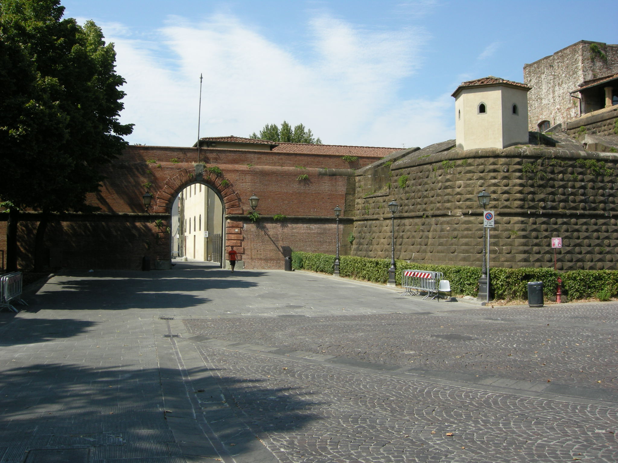 The Fortezza da Basso in Florence — the Medicean fortress that has housed the Florence Biennale since 1997.
