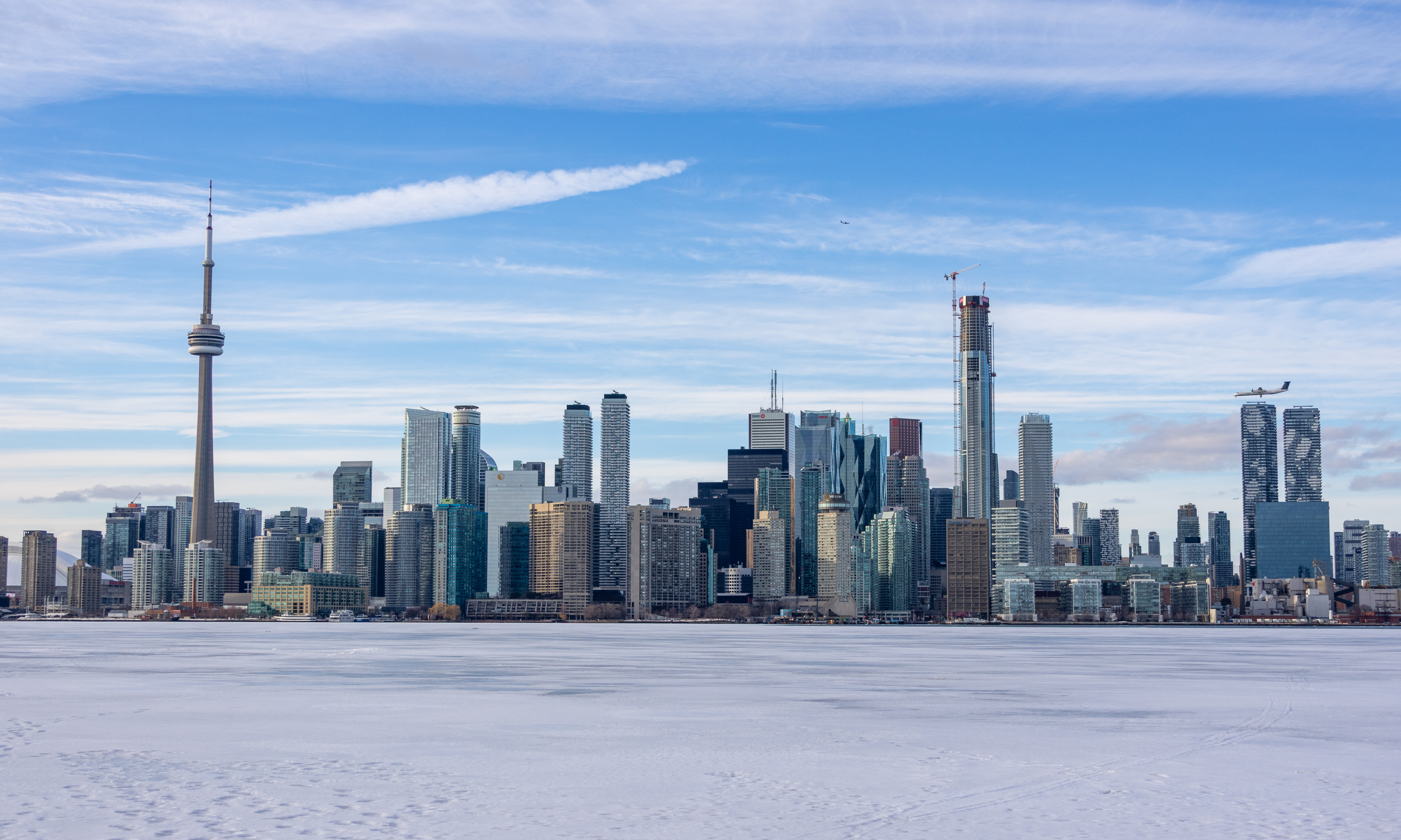 Toronto harbourfront on Lake Ontario — the lake and watershed that the Toronto Biennial of Art has taken as its founding curatorial frame since 2019.