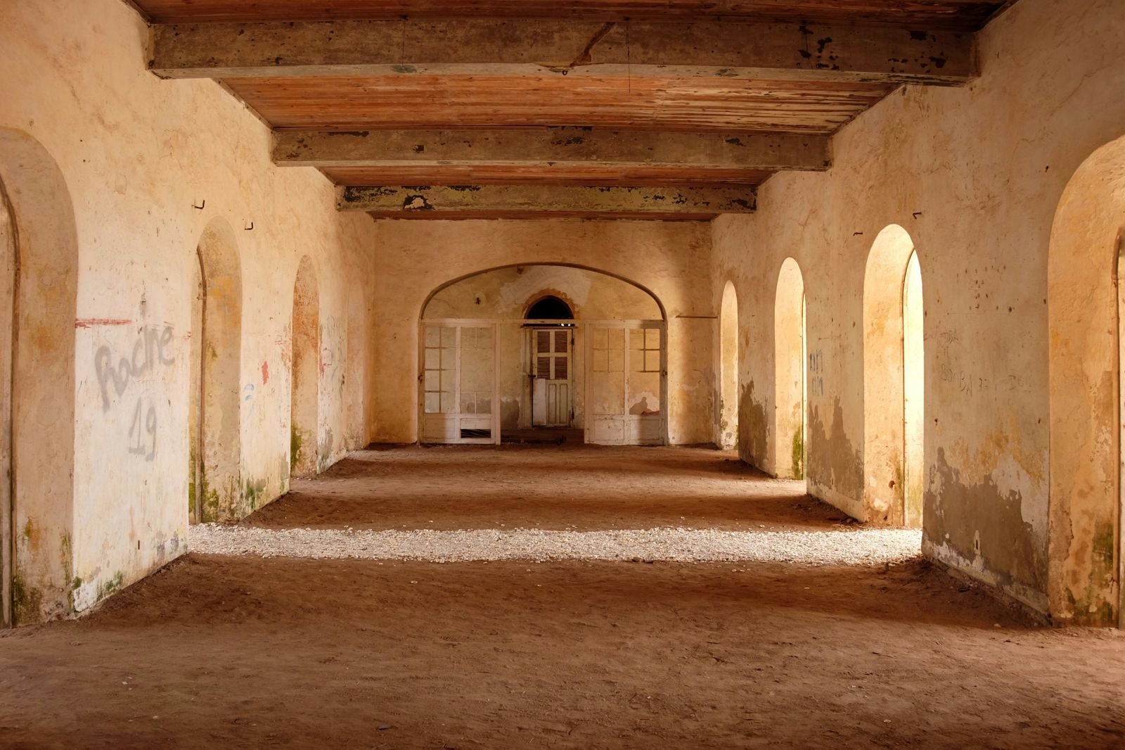 Inside the former Governor’s Palace on Gorée